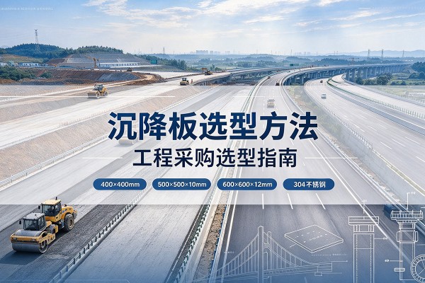 浮山沉降板选择方法