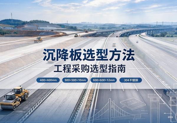 浮山沉降板选择方法